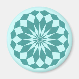 Imán Formas para diamantes en turquesa Verde azulada, i