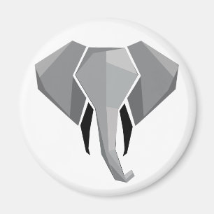 Imán Formas simples Geometría Cabeza elefante