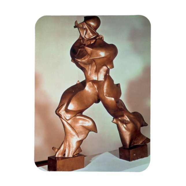 Imán Formas únicas de continuidad en el espacio, 1913 ( (Vertical)