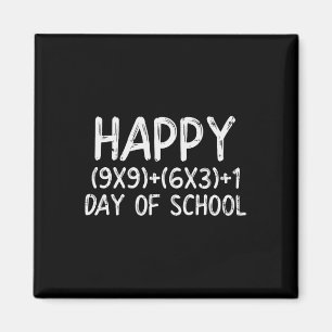 Imán Fórmula Feliz 100 días de clase 100 días de profes