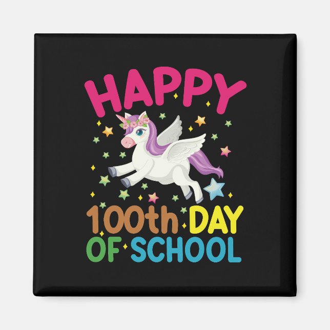 Imán Fórmula Matemática 100 Días De Colegio Profesor De (Frente)