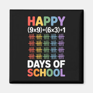 Imán Fórmula Matemática 100 Días De Escuela Profesor De