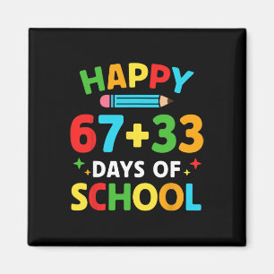 Imán Fórmula Matemática 100 Días De Escuela Profesor De