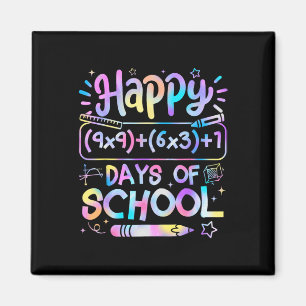 Imán Fórmula Matemática 100 Días De Escuela Profesor De