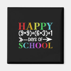 Imán Fórmula Matemática Feliz 100 Días De Colegio Diver