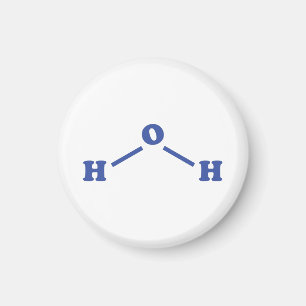 Imán Fórmula química molecular de agua