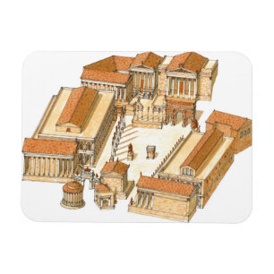 Imán Foro imperial. Roma. Visión aérea