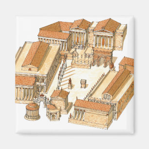 Imán Foro imperial. Roma. Visión aérea