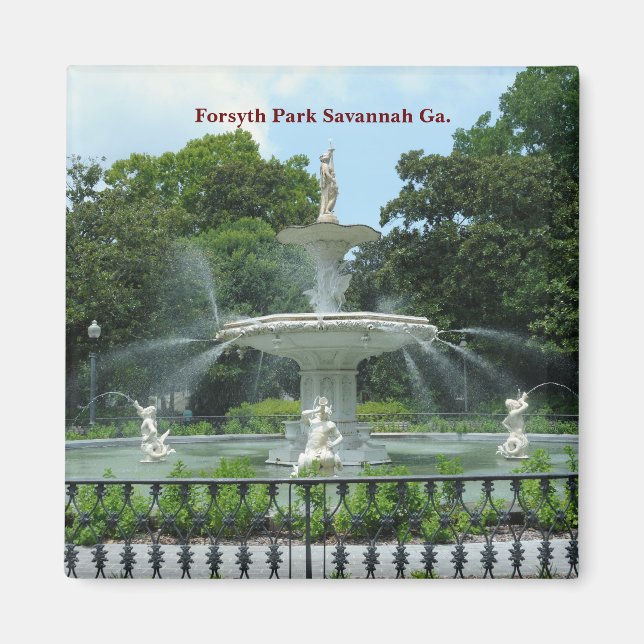Imán Forsyth Park Savannah Ga. (Frente)