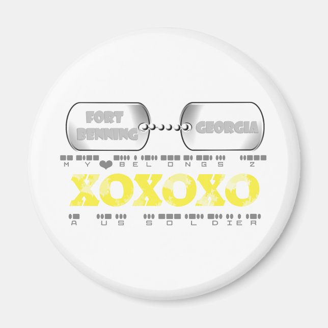 Imán Fort Benning (Frente)