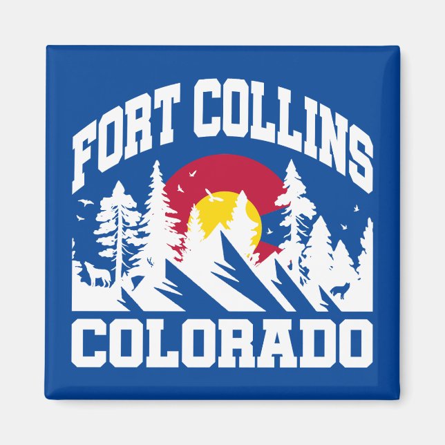 Imán Fort Collins, Colorado (Frente)