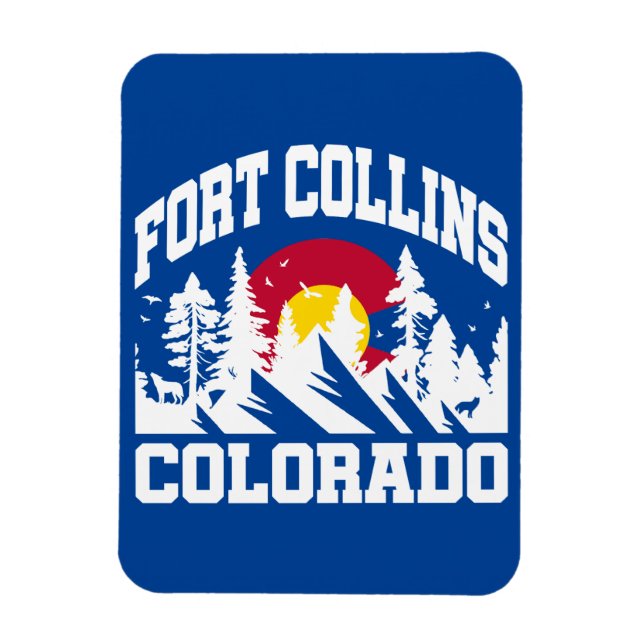 Imán Fort Collins, Colorado (Vertical)