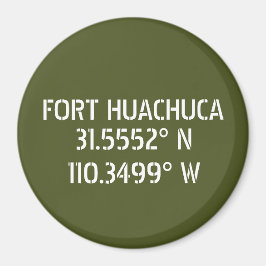 Imán Fort Huachuca Latitude Longitud