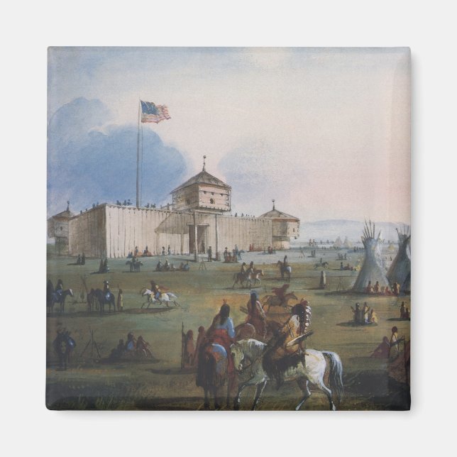 Imán Fort Laramie, Sublette Fort, Fort William, Miller (Frente)