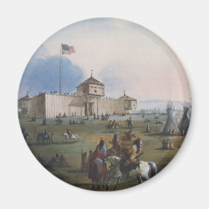 Imán Fort Laramie, Sublette Fort, Fort William, Miller