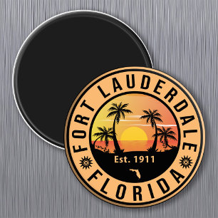 Imán Fort Lauderdale Beach Florida Vintage Magnet de lo