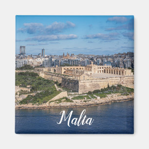 Imán Fort Manoel y Sliema desde La Valeta, Malta