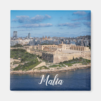 Imán Fort Manoel y Sliema desde La Valeta, Malta
