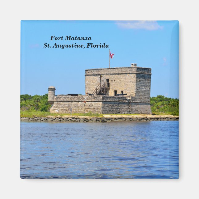 Imán Fort Matanzas St. Augustine, Florida (Frente)