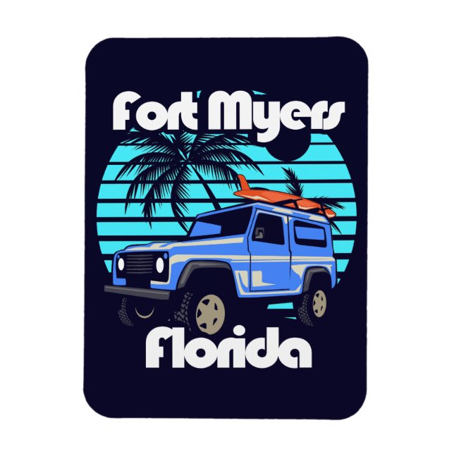 Imán Fort Myers Florida (Vertical)
