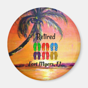 Imán Fort Myers retirado, FL