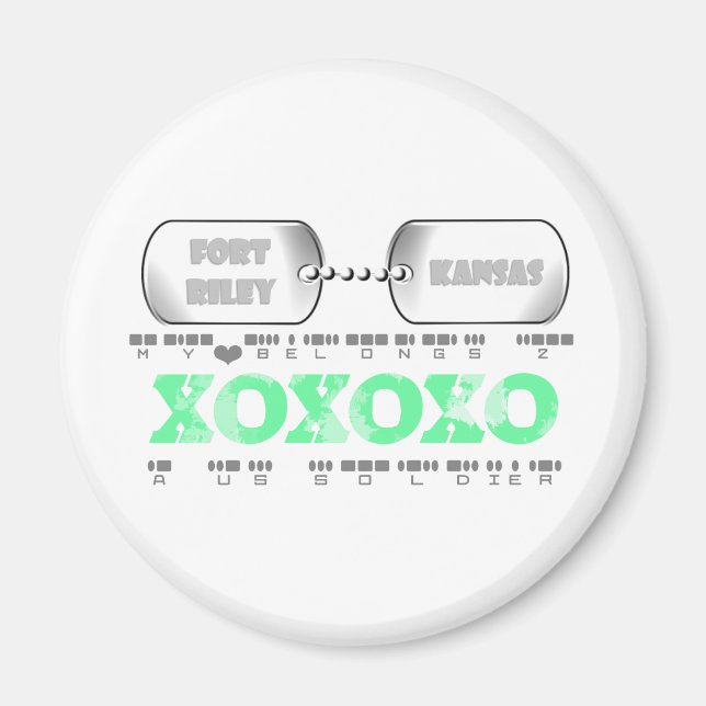 Imán Fort Riley (Frente)