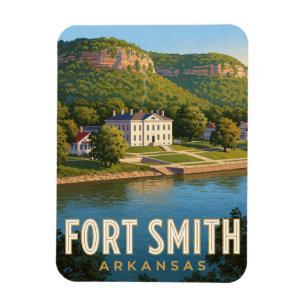 Imán Fort Smith Arkansas Riverfront Viajes 