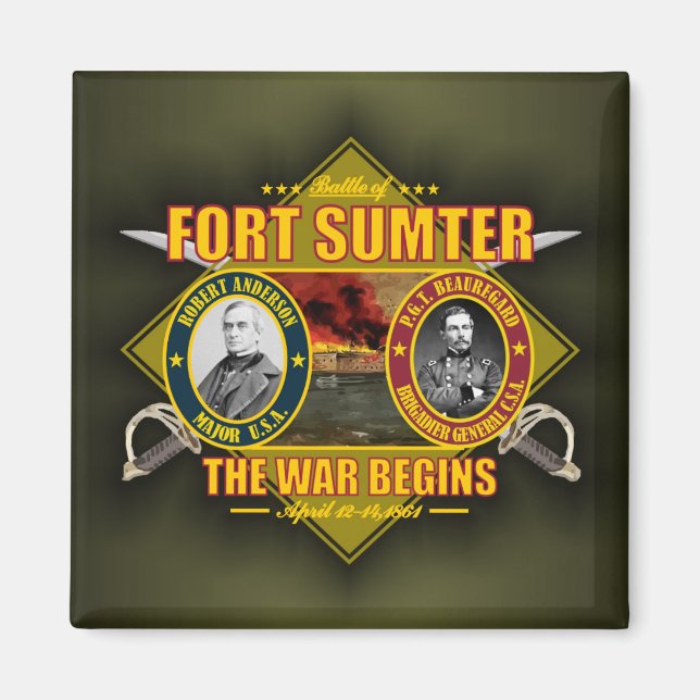 Imán Fort Sumter (Frente)