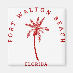 Imán Fort Walton Beach Palm Tree