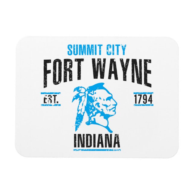 Imán Fort Wayne (Horizontal)
