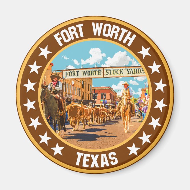 Imán Fort Worth (Frente)