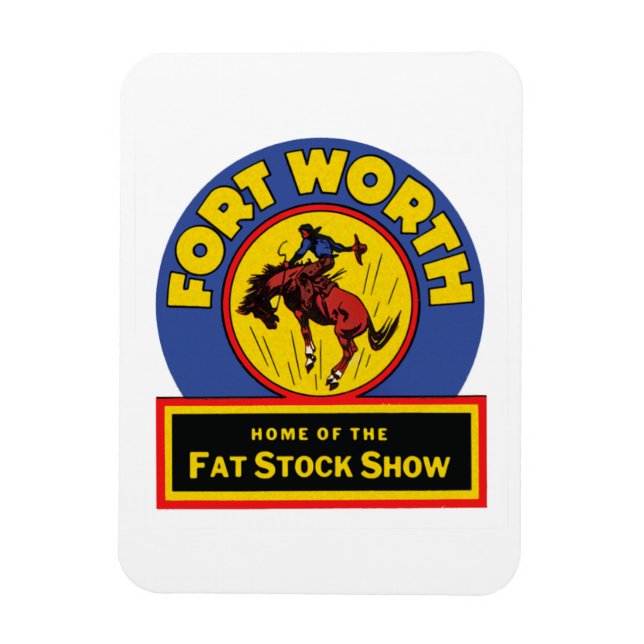 Imán Fort Worth Fat Stock Show (Vertical)
