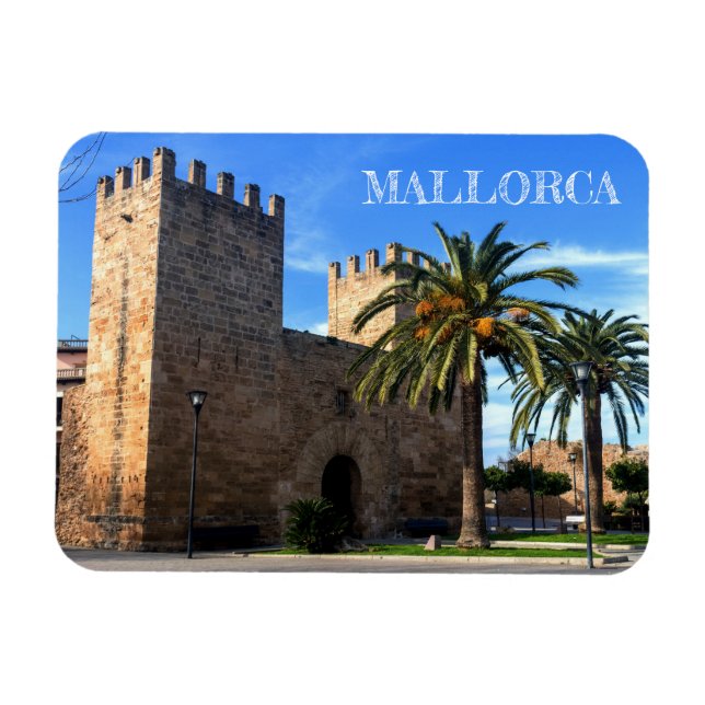 imán fortaleza de Alcudia, en la isla de Mallorca (Horizontal)