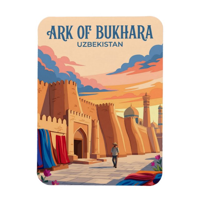 Imán Fortaleza de Bukhara Ark Uzbekistán (Vertical)