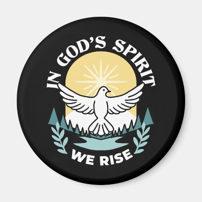 Imán Fortaleza espiritual en Dios - Levantando a los cr (Frente)