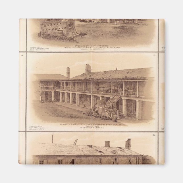 Imán Forts Sumter & Moultrie (Frente)