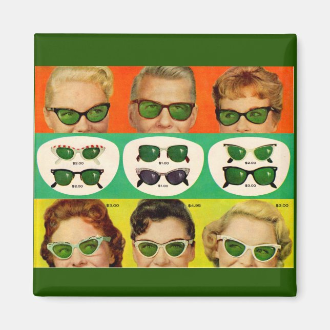 Imán Foster Grant y años 50 (Frente)