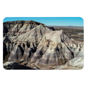 Imán Foto azul de las montañas del desierto de los