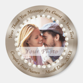 Imán Foto, Bodas Personalizadas Favorece A BULK, Magnet
