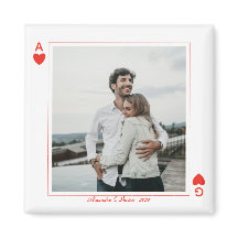 Foto cartas de juego corazón amor as simple