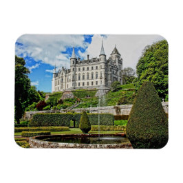 Imán Foto de arquitectura del castillo de Dunrobin