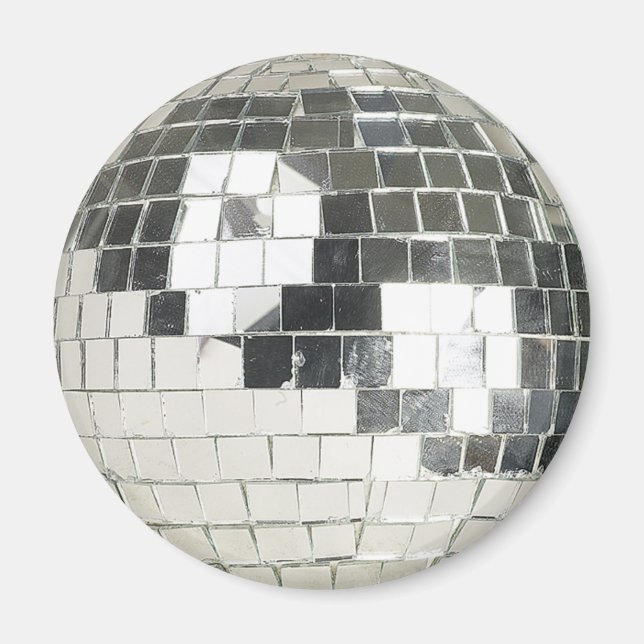 Imán foto de bola de disco (Frente)