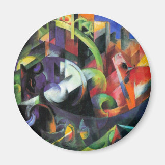 Imán Foto de Bovino de Franz Marc, Arte Vintage