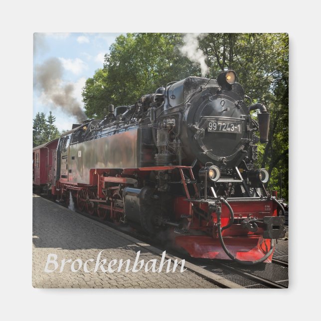 Imán Foto de Brockenbahn Brocken Railway (Frente)