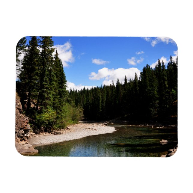 Imán Foto de Canoe Meadows Kananaskis Canadá (Horizontal)