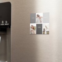 Foto de colección familiar moderna y regalo con en