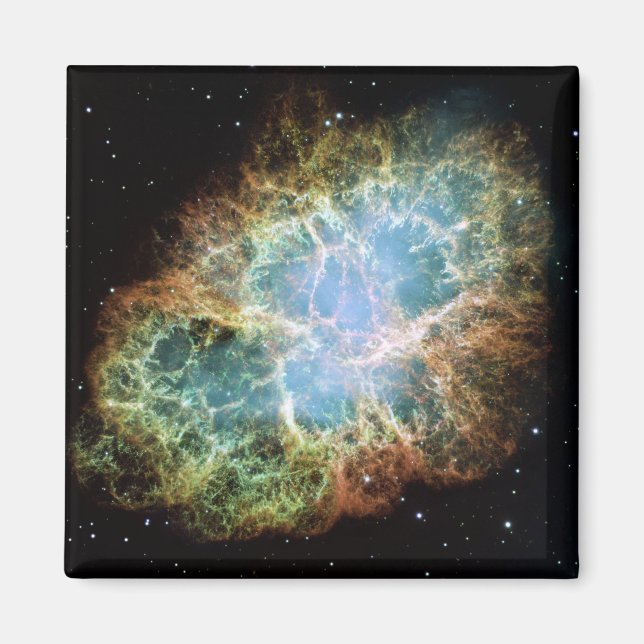 Imán Foto de Crab Nebula Space de la NASA (Frente)