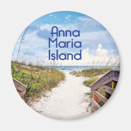 Imán Foto de entrada de Anna Maria Island Florida Beach