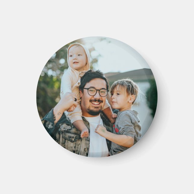 Imán Foto de familia personalizado personalizada (Frente)