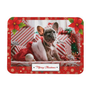 Imán Foto de feriados de Navidades personalizados